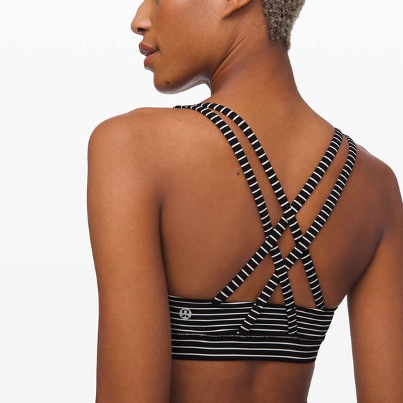 lululemon athletica Other - Lululemon energy bra- mod stripe black white